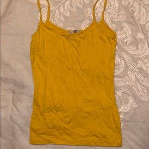 Mustard yellow tank